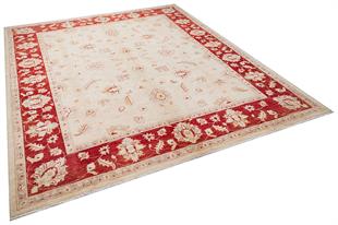 ALLMODE AFGAN UŞAĞI (ZIEGLER) EL DOKUMA HALI Ölçü;255x297cm 7.57m2