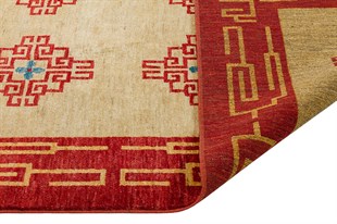 Afganistan Üretim Tamamen Yün El Dokuma Halı Ölçü;178 x 232