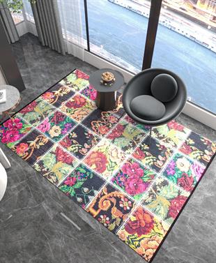 Allmode Dijital Baskılı Halı Modern Koleksiyon MVHy.2983