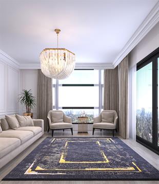 Allmode Dijital Baskılı Halı Modern Koleksiyon MVHy.1337