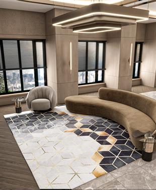 Allmode Dijital Baskılı Halı Modern Koleksiyon MVHy.1271