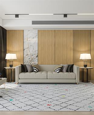 Allmode Dijital Baskılı Halı Modern Koleksiyon MVHy.945