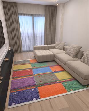 Allmode Dijital Baskılı Halı Modern Koleksiyon MVHy.955