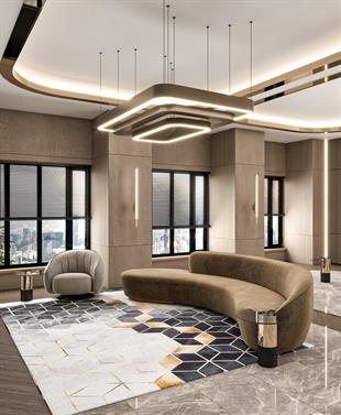 Allmode Dijital Baskılı Halı Modern Koleksiyon MVHy.1271