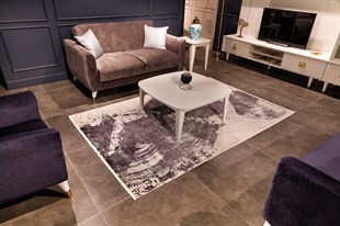 Modern Makine Halısı Yumuşak Yıkanabilir Riva Serisi 9002