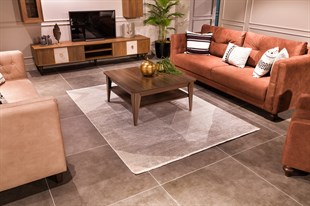 Modern Makine Halısı Yumuşak Yıkanabilir Riva Serisi 9006