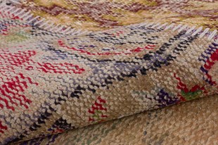 Modern El Dokuma Patchwork Halı Vintage Detaylı Ölçü;120x180