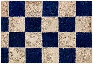 Modern El Dokuma Patchwork Halı Bej Ölçü;170 x 240