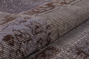 Modern El Dokuma Patchwork Halı Kırmızı Ölçü;300 x 400