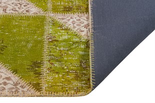 Modern El Dokuma Patchwork Halı Multi Ölçü;170 x 256