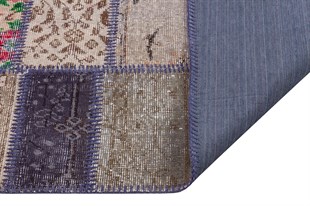 Modern El Dokuma Patchwork Halı Multi Ölçü;170 x 235