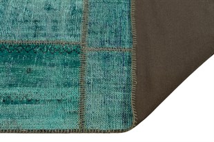 Modern El Dokuma Patchwork Halı Renkli Ölçü;198 x 299