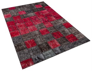 Modern El Dokuma Patchwork Halı Renkli Ölçü;150 x 236