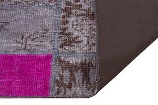 Modern El Dokuma Patchwork Halı Renkli Ölçü;170 x 240