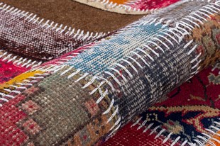 Modern El Dokuma Patchwork Halı Renkli Ölçü;160 x 230