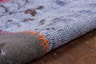 Modern El Dokuma Patchwork Halı Renkli Ölçü;190 x 290