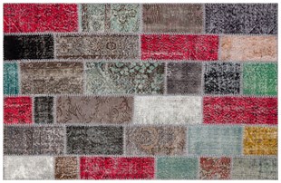 Modern El Dokuma Patchwork Halı Renkli Ölçü;170 x 236
