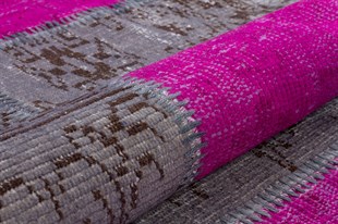 Modern El Dokuma Patchwork Halı Renkli Ölçü;170 x 240