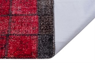 Modern El Dokuma Patchwork Halı Renkli Ölçü;150 x 236