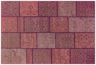 Modern El Dokuma Patchwork Halı Turuncu Ölçü;180 x 260