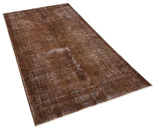 El Dokuma %100 Yün Türk Vintage Halı Yerli Üretim Ölçü;119 x 217