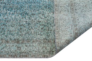 El Dokuma %100 Yün Türk Vintage Halı Yerli Üretim Ölçü;151 x 250
