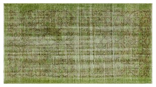 El Dokuma %100 Yün Türk Vintage Halı Yerli Üretim Ölçü;92 x 168