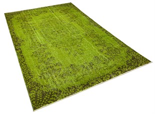 El Dokuma %100 Yün Türk Vintage Halı Yerli Üretim Ölçü;169 x 267