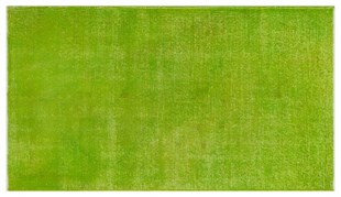 El Dokuma %100 Yün Türk Vintage Halı Yeşil Ölçü;119x207 Ölçü;119 x 217