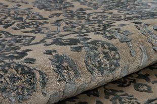 Elysee Serisi El Dokuma Motifli Yün Halı 303 Gümüş/GREY