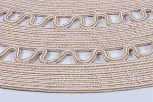 Jüt Kilim Modern Makine Dokuma Yıkanabilir Halı JÜT SİSAL 003