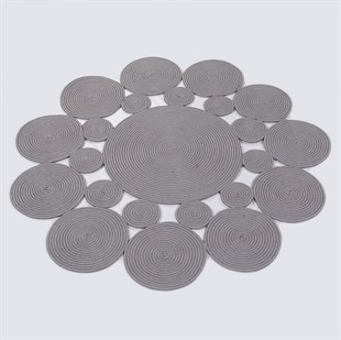 Jüt Kilim Modern Makine Dokuma Yıkanabilir Halı JÜT SİSAL 008