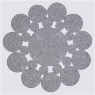 Jüt Kilim Modern Makine Dokuma Yıkanabilir Halı JÜT SİSAL 008