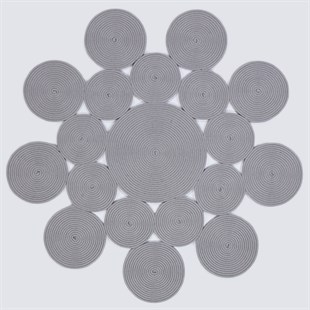 Jüt Kilim Modern Makine Dokuma Yıkanabilir Halı JÜT SİSAL 011