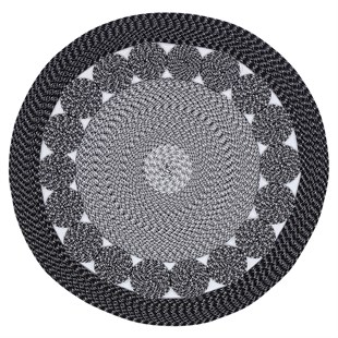 Jüt Kilim Modern Makine Dokuma Yıkanabilir Halı JÜT SİSAL 018