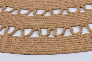 Jüt Kilim Modern Makine Dokuma Yıkanabilir Halı JÜT SİSAL 028