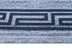 Baskılı Motifli Kilim Yıkanabilir Makine Dokuma JÜT BASKILI OVAL 009