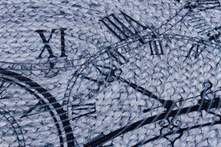 Baskılı Motifli Kilim Yıkanabilir Makine Dokuma JÜT BASKILI OVAL 011