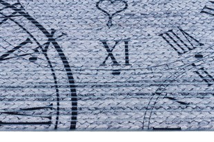 Baskılı Motifli Kilim Yıkanabilir Makine Dokuma JÜT BASKILI OVAL 011