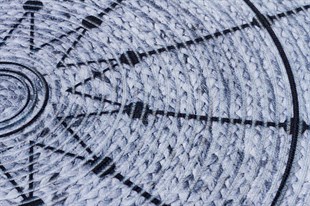 Baskılı Motifli Kilim Yıkanabilir Makine Dokuma JÜT BASKILI 012