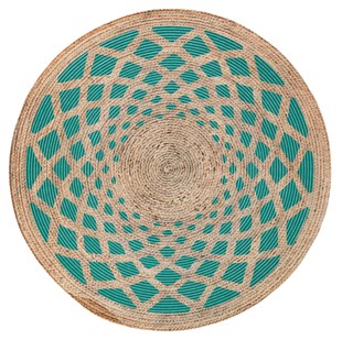 Baskılı Motifli Kilim Yıkanabilir Makine Dokuma JÜT BASKILI 022