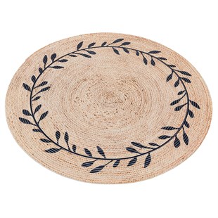 Baskılı Motifli Kilim Yıkanabilir Makine Dokuma JÜT BASKILI 025