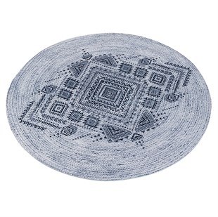 Baskılı Motifli Kilim Yıkanabilir Makine Dokuma JÜT BASKILI 030