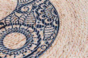 Baskılı Motifli Kilim Yıkanabilir Makine Dokuma JÜT BASKILI 031