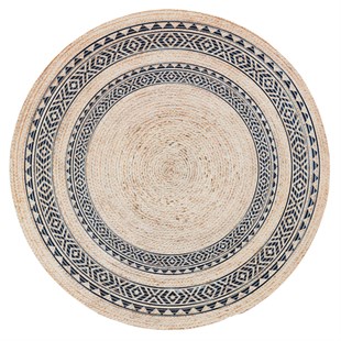 Baskılı Motifli Kilim Yıkanabilir Makine Dokuma JÜT BASKILI 033