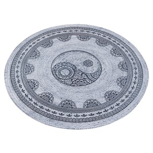 Baskılı Motifli Kilim Yıkanabilir Makine Dokuma JÜT BASKILI 034