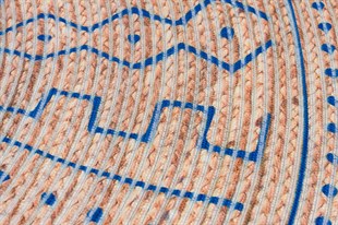 Baskılı Motifli Kilim Yıkanabilir Makine Dokuma JÜT BASKILI 036