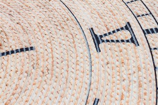 Baskılı Motifli Kilim Yıkanabilir Makine Dokuma JÜT BASKILI 039