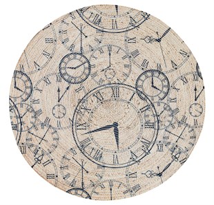 Baskılı Motifli Kilim Yıkanabilir Makine Dokuma JÜT BASKILI 040