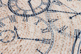 Baskılı Motifli Kilim Yıkanabilir Makine Dokuma JÜT BASKILI 040